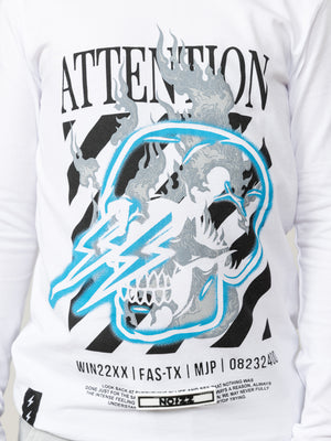 LONG SLEEVE T White / 14