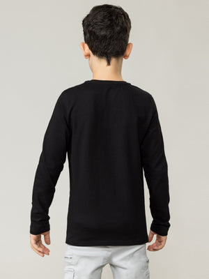 LONG SLEEVE T Black / 14