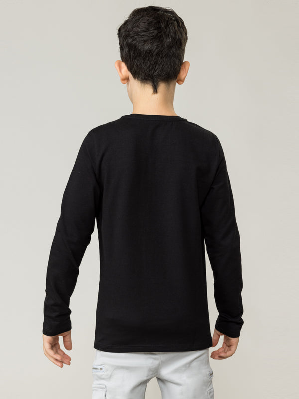 LONG SLEEVE T Black / 14