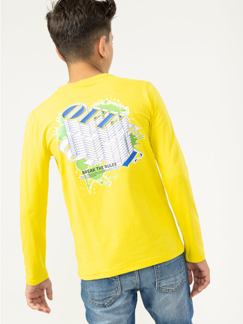 LONG SLEEVE T Yellow / 14