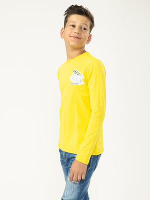 LONG SLEEVE T Yellow / 14