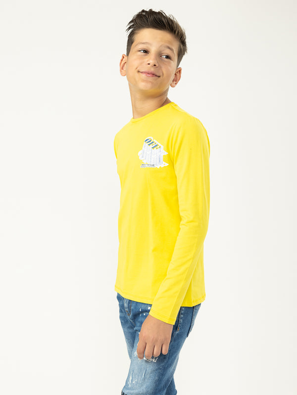 LONG SLEEVE T Yellow / 14