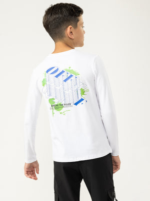 LONG SLEEVE T White / 14