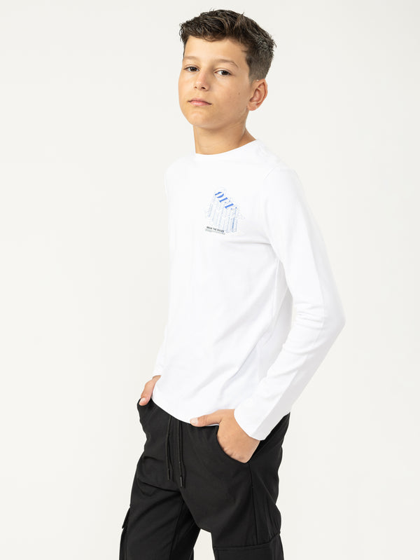 LONG SLEEVE T White / 14
