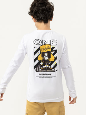 LONG SLEEVE T White / 14