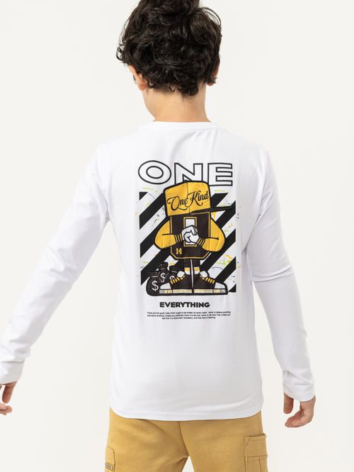 LONG SLEEVE T White / 14