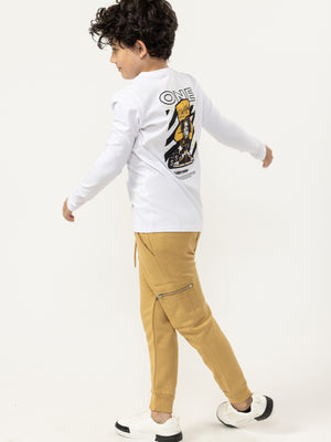 LONG SLEEVE T White / 14