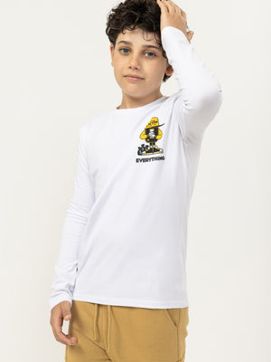 LONG SLEEVE T White / 14