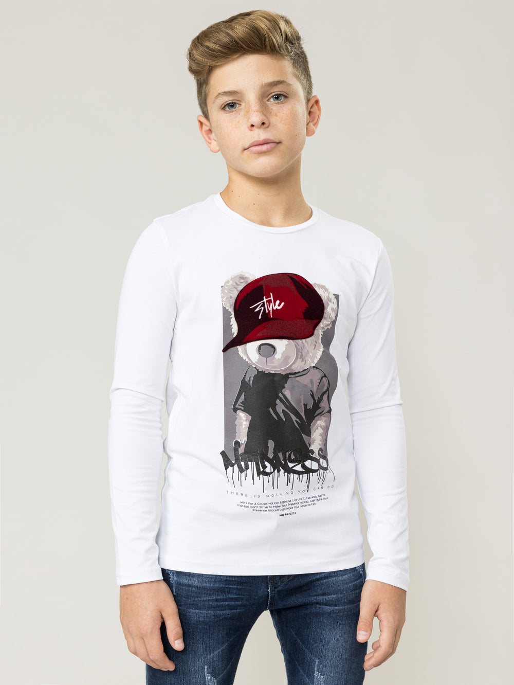 LONG SLEEVE T White / 14