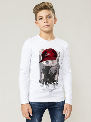 LONG SLEEVE T White / 14