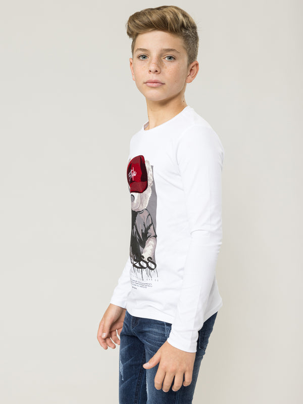 LONG SLEEVE T White / 14