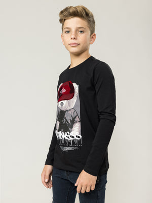 LONG SLEEVE T Black / 14