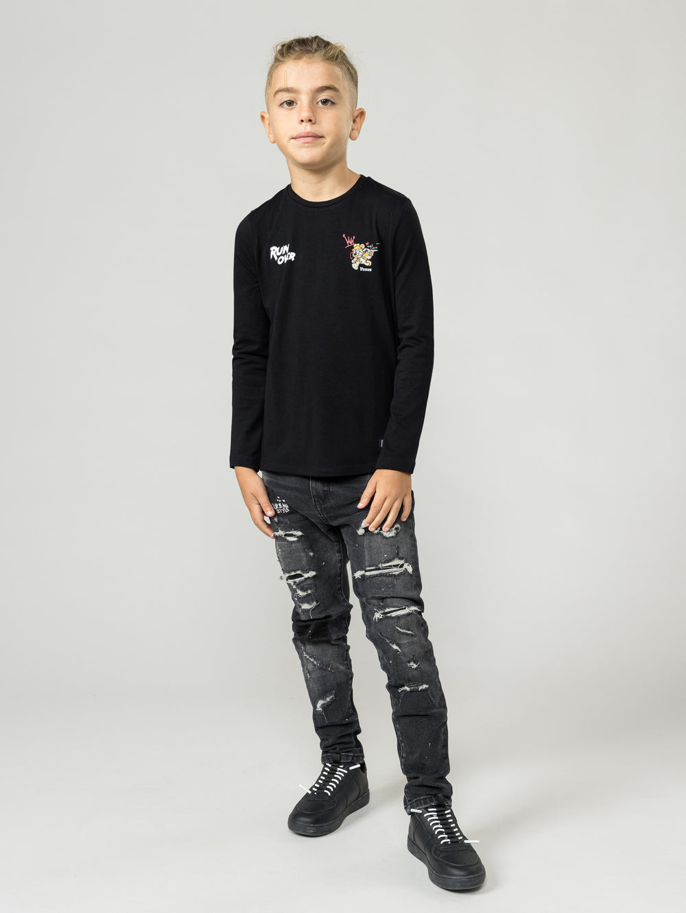 LONG SLEEVE T Black / 14