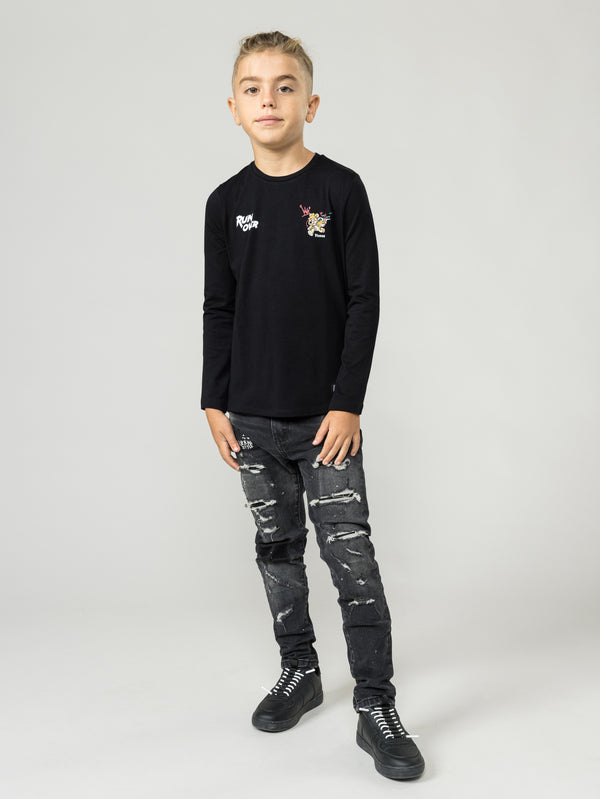 LONG SLEEVE T Black / 14