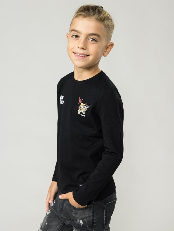 LONG SLEEVE T Black / 14