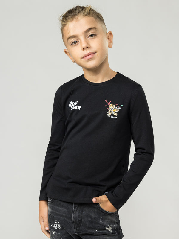 LONG SLEEVE T Black / 14