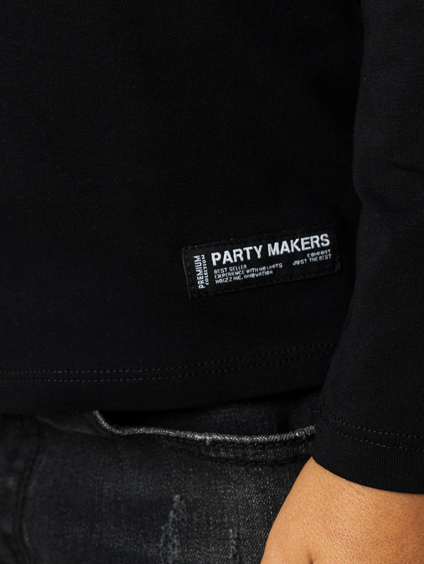 LONG SLEEVE T Black / 14