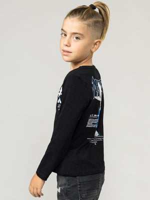 LONG SLEEVE T Black / 14