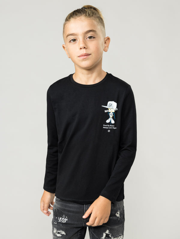 LONG SLEEVE T Black / 14