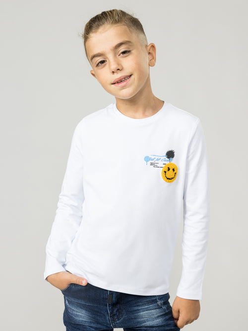LONG SLEEVE T White / 14