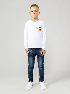 LONG SLEEVE T White / 14