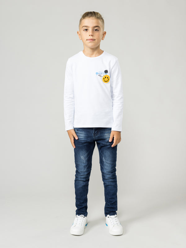 LONG SLEEVE T White / 14
