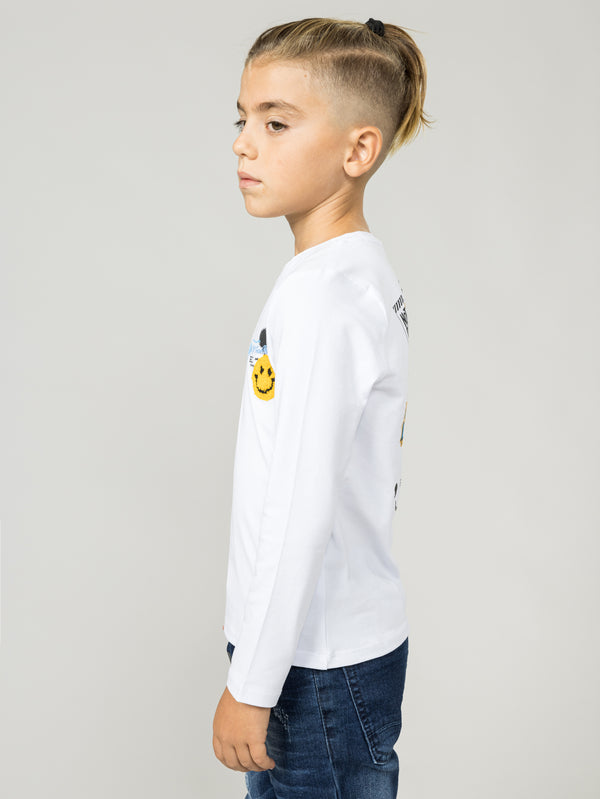 LONG SLEEVE T White / 14