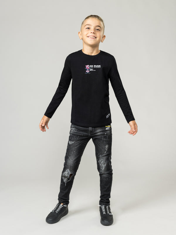 LONG SLEEVE T Black / 14