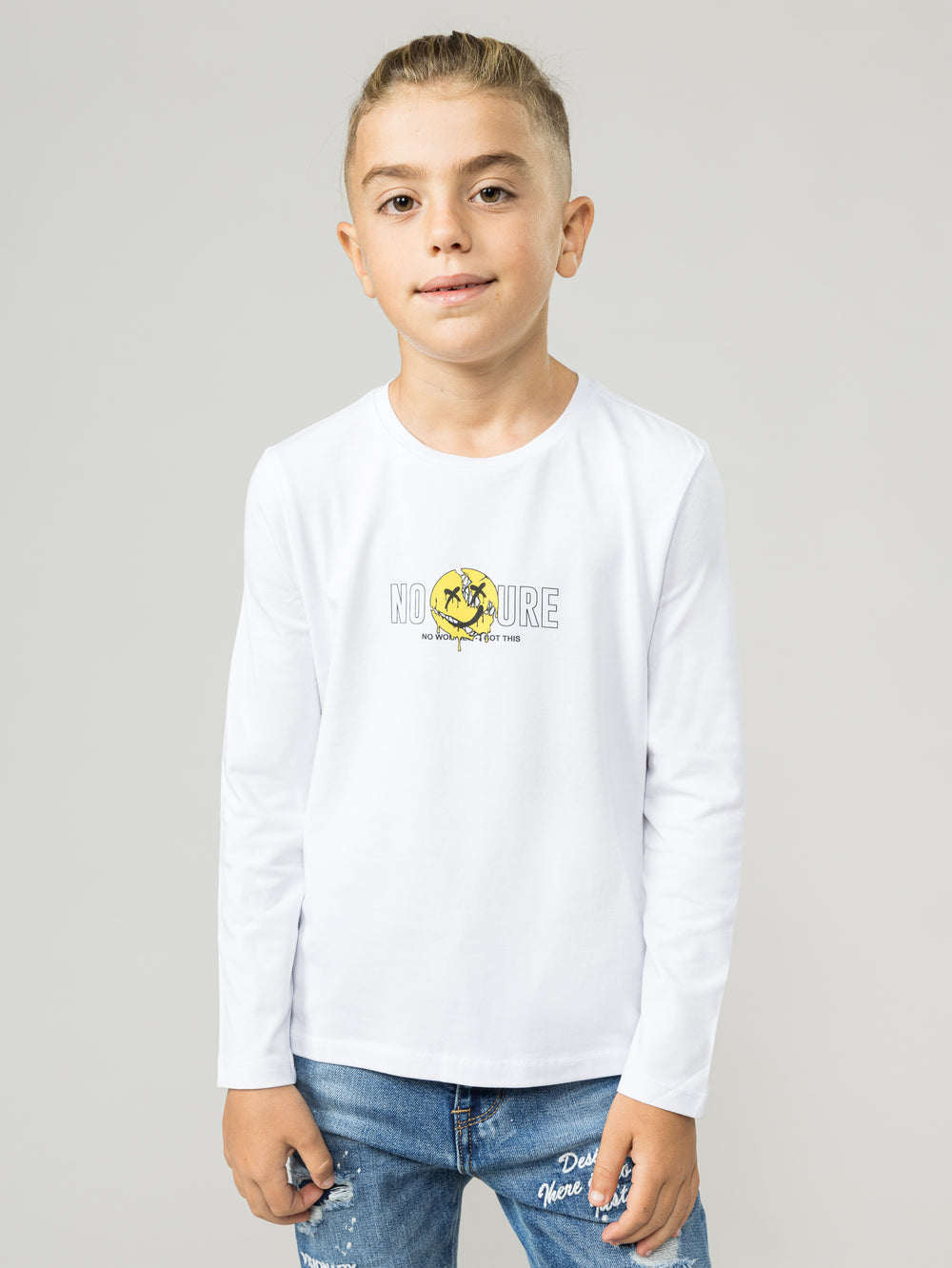 LONG SLEEVE T White / 14