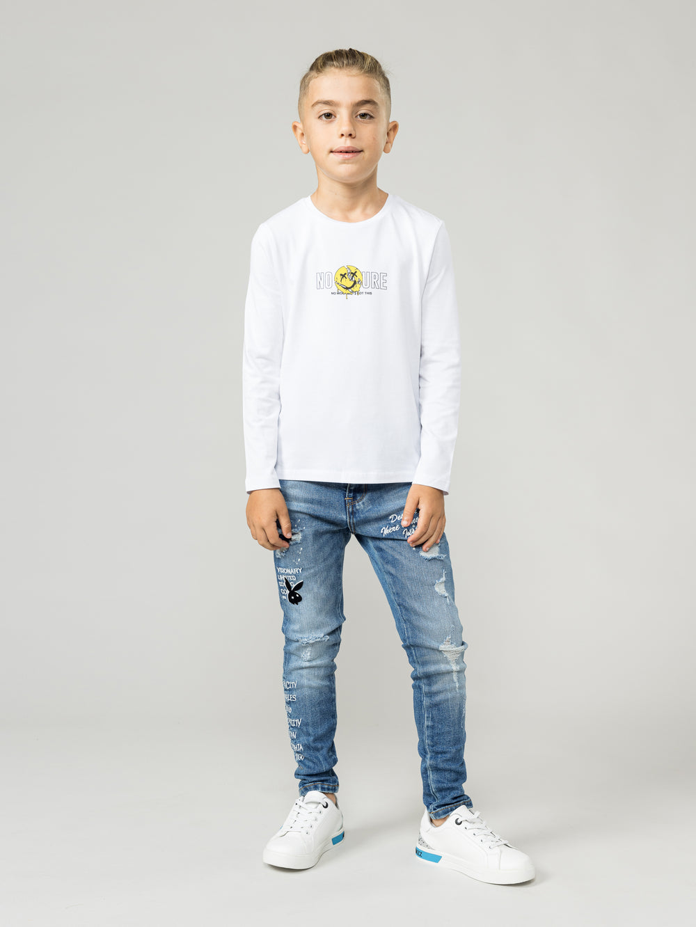 LONG SLEEVE T White / 14