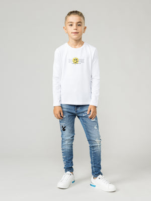 LONG SLEEVE T White / 14
