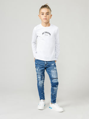 LONG SLEEVE T White / 14