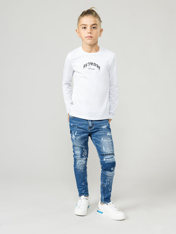 LONG SLEEVE T White / 14