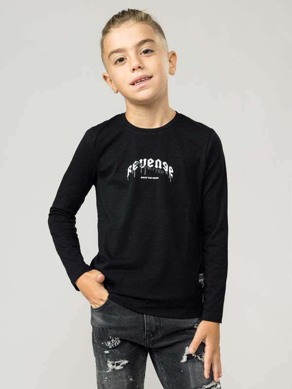 LONG SLEEVE T Black / 14