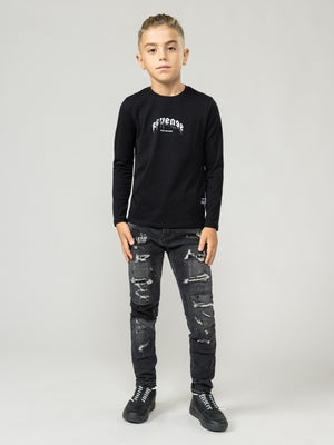 LONG SLEEVE T Black / 14