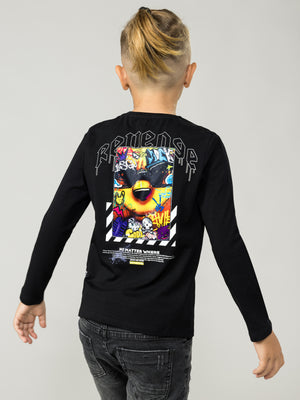 LONG SLEEVE T Black / 14