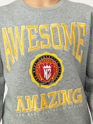 SWEATSHIRT Grey Melange / 14