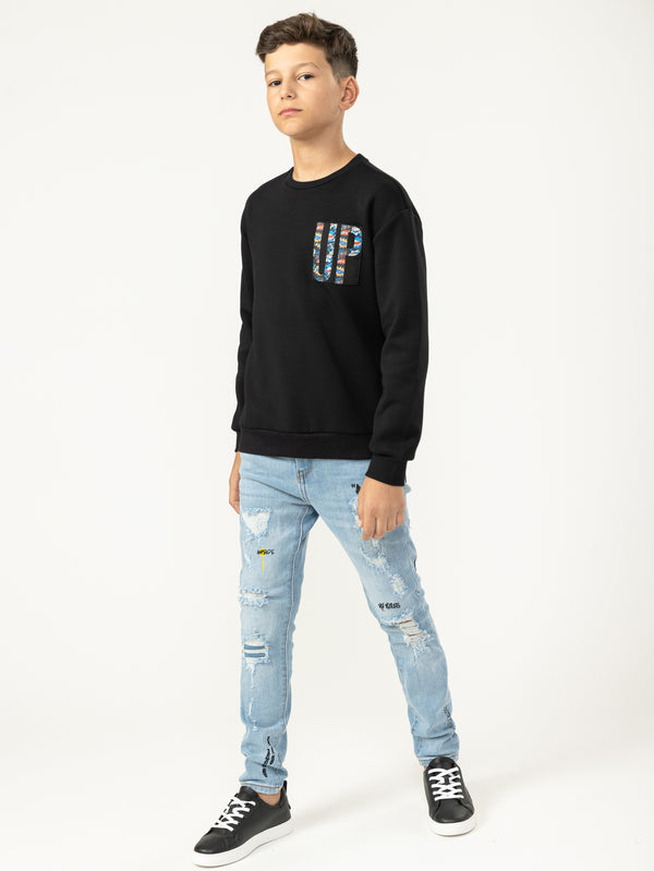 SWEATSHIRT Black / 14