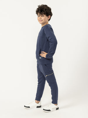BASIC SET TOP Navy / 14