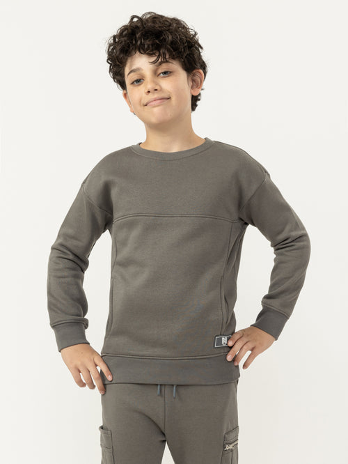 BASIC SET TOP Dark Gray / 14
