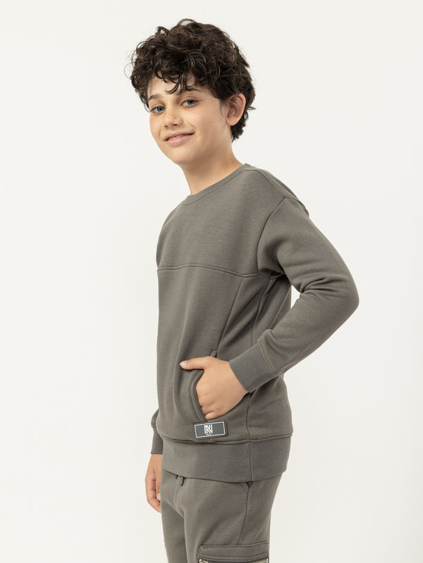 BASIC SET TOP Dark Gray / 14