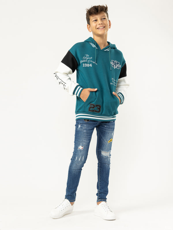 FASHION HOODIE Bottle Green / 14