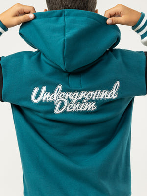 FASHION HOODIE Bottle Green / 14