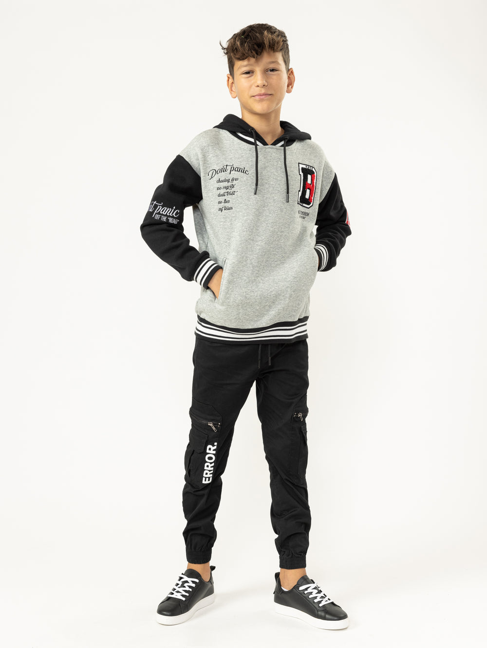 FASHION HOODIE Grey Melange / 14