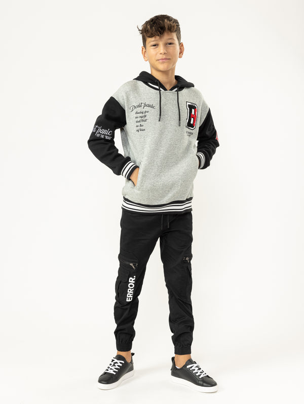 FASHION HOODIE Grey Melange / 14