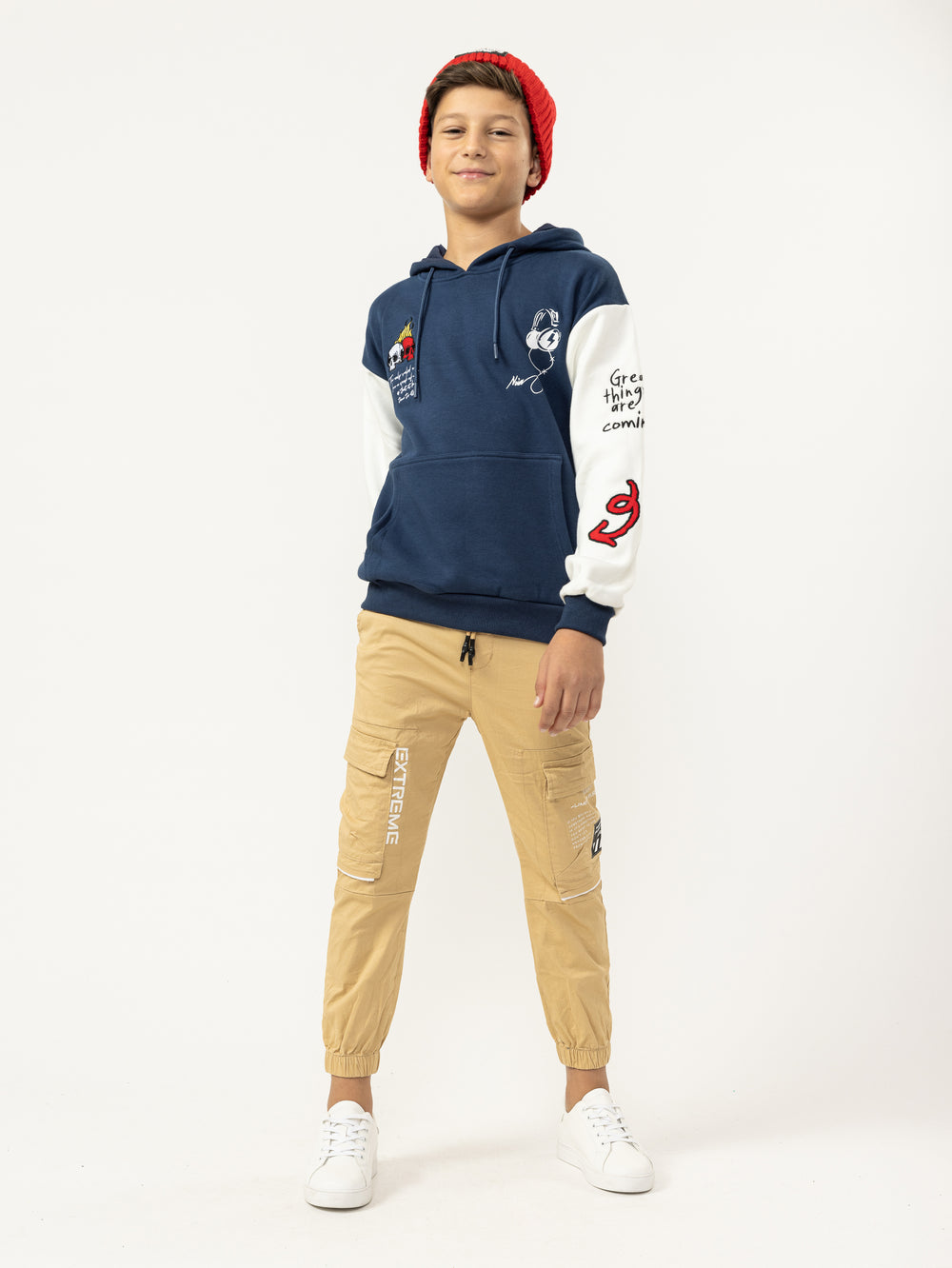 FASHION HOODIE Blue / 14