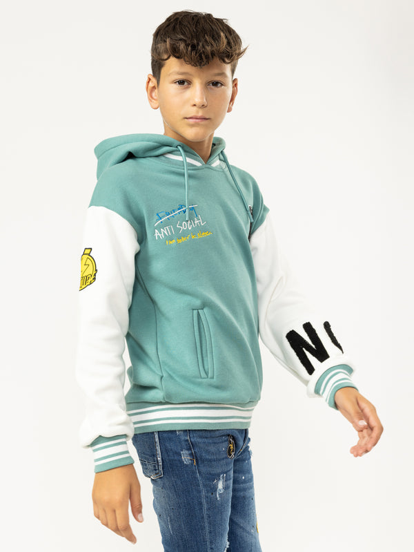 FASHION HOODIE Green / 14