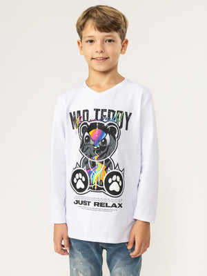 LONG SLEEVE T White / 14