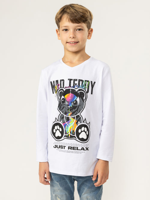 LONG SLEEVE T White / 14