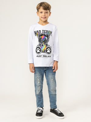LONG SLEEVE T White / 14